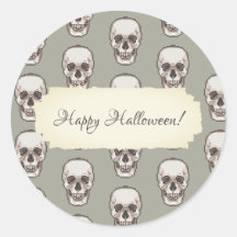 Pixel Art Gothic Spooky Skull Pattern