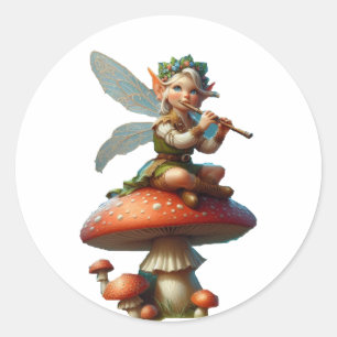 Pegatina Redonda Pixie