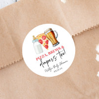 Pizza, Cervezas y Pañales También! Baby Shower