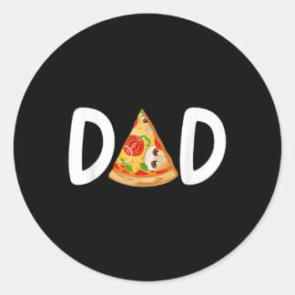 Pegatina Redonda Pizza de cumpleaños 1.ᵉʳ Pizza de cumpleaños