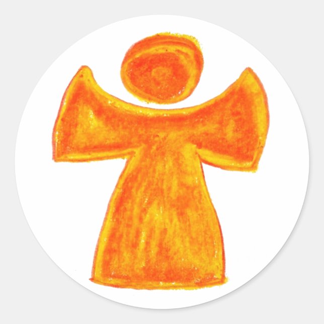 Pegatina Redonda Placa de gel de protección (Anverso)