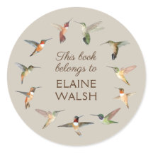 Placa del libro Hummingbird