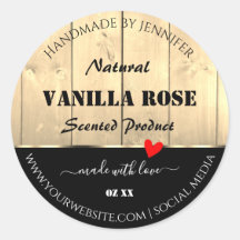 Placas de madera marrón claro Etiquetas de embalaj