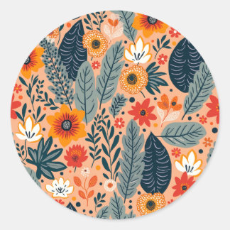 Pegatina Redonda placas y etiquetas emocionales