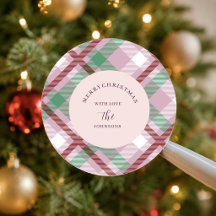 Plaid Pastel Navideño Festivo