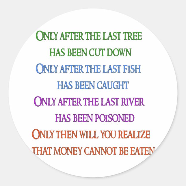 Pegatina Redonda Planet Lament (Anverso)