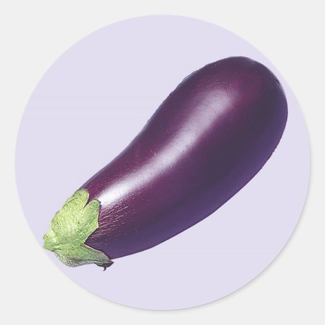 Pegatina Redonda Planta de huevos (Anverso)