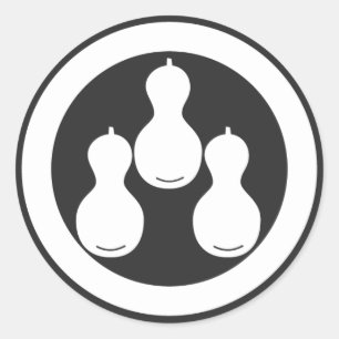 Pegatina Redonda Plantas [de protección familiar]