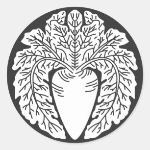 Pegatina Redonda Plantas [de protección familiar]
