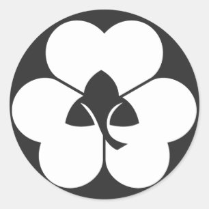 Pegatina Redonda Plantas [de protección familiar]