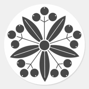 Pegatina Redonda Plantas [de protección familiar]
