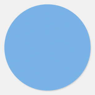 Pegatina Redonda Plantilla de DIY de textura acrílica azul añadir