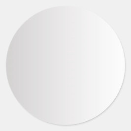 Pegatina Redonda Plantilla en blanco con gradiente gris, logotipo d