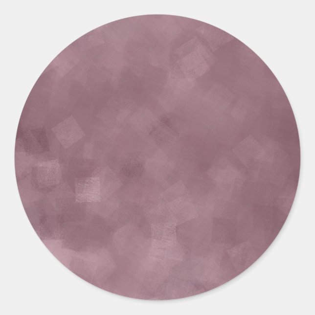 Pegatina Redonda Plantilla en Blanco de Oro Rosa Agrega Tu Texto El (Anverso)