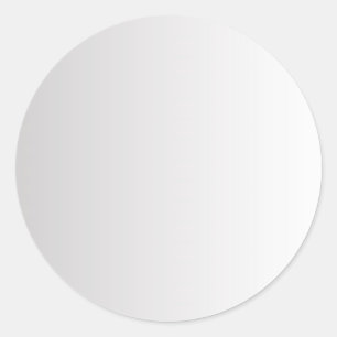 Pegatina Redonda Plantilla en blanco gradiente gris, logotipo de ar