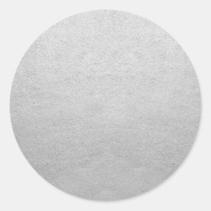 Pegatina Redonda Plantilla en Blanco Plateado Brillante Agrega Cual