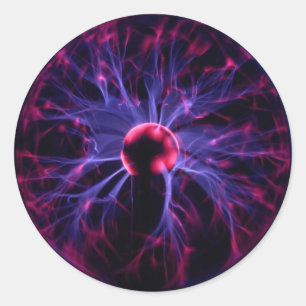 Pegatina Redonda Plasma