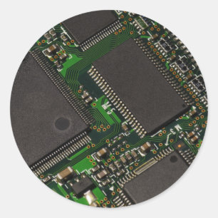 Pegatina Redonda Plato