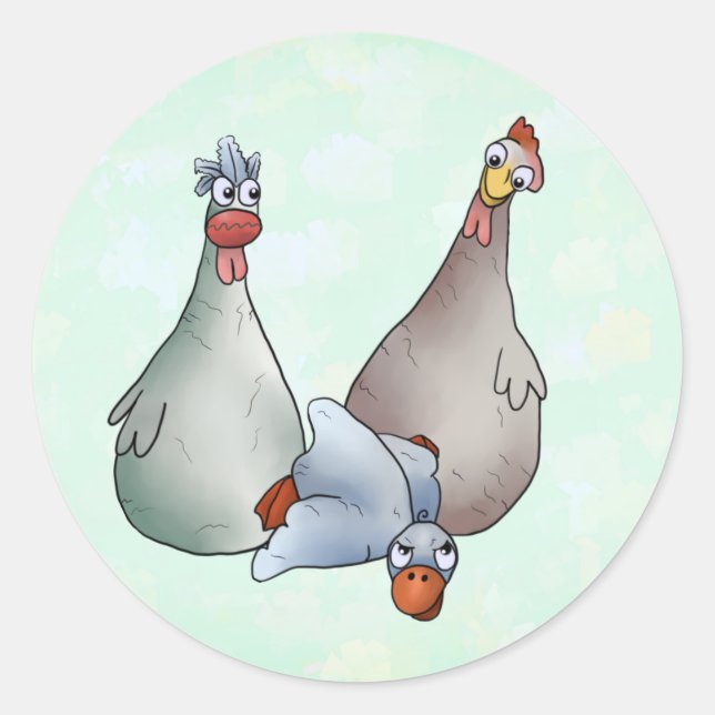 Pegatina Redonda Platsch (Anverso)