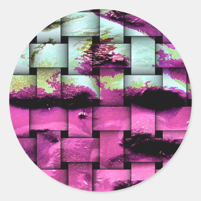 PEGATINA REDONDA PLAYA (Anverso)