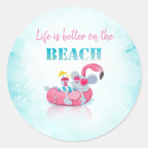 Playa de estilo con el ratón suave