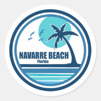 Playa Navarre Florida Palm Tree Birds