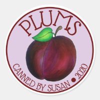 Plumas De Fruta De Plino Púrpura De Verano Ripe Cu