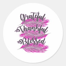 plumas rosas agradecidas bendecidas