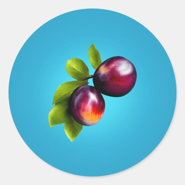 Pegatina Redonda Plumbas (Anverso)