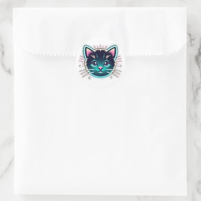 Pegatina Redonda PM 69 vidas - 20 de mayo (Bolso)