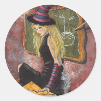 Pegatina Redonda Pociones 101