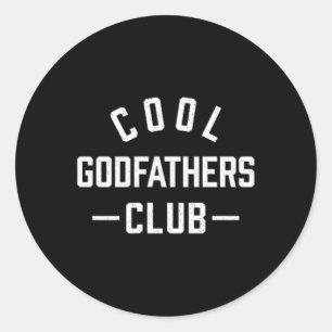 Pegatina Redonda Pocket Guay Godfathers Club Mejor Papa Retro Fa