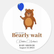 Podemos Esperar A Wood Teddy Bear Baby Shower