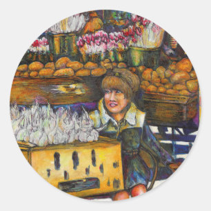 Pegatina Redonda Poder de la empatía