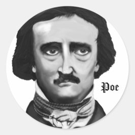 Pegatina Redonda Poe