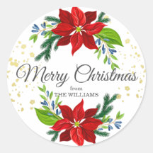 Poinsettia Floral Bouquet, Navidades