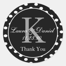 Polka blanco blanco blanco y blanco lindo monogram