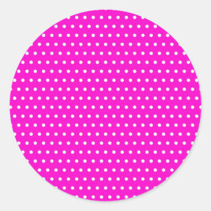 Pegatina Redonda polka hots dots muster moteados weihnachten puntúa