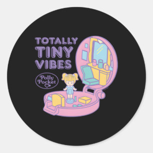 Pegatina Redonda Polly Pocket Totalmente Tiny S