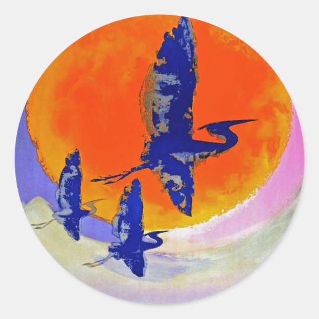 Pegatina Redonda Polonia (Anverso)