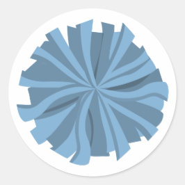 Pegatina Redonda Pom Pom