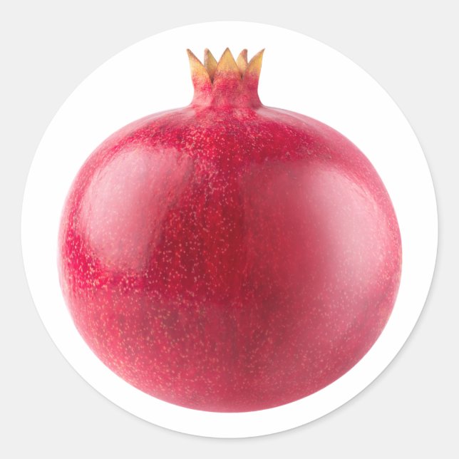 Pegatina Redonda Pomegranato (Anverso)