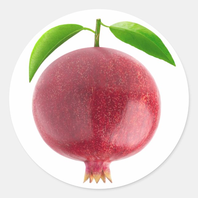 Pegatina Redonda Pomegranato (Anverso)