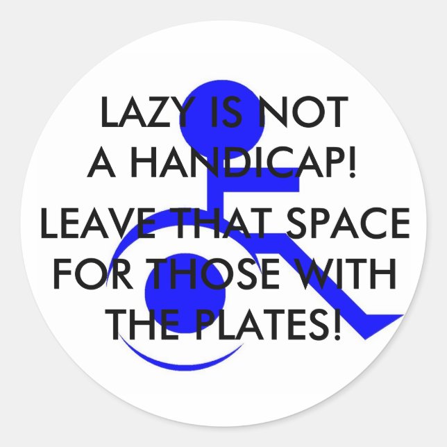 PEGATINA REDONDA ¡PONGA ESE MENSAJE DONDE PERTENECE! (Anverso)