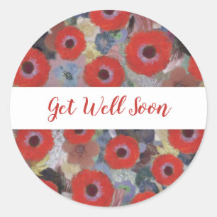 Pegatina Redonda Ponte bien pronto