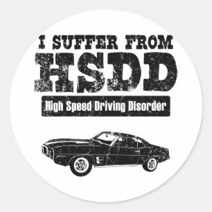 Pegatina Redonda Pontiac Firebird 1969