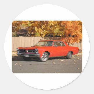 Pegatina Redonda Pontiac GTO