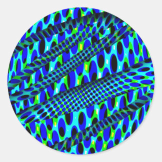 Pegatina Redonda Pop Groovy