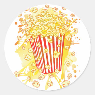 PEGATINA REDONDA POPCORN_FIESTA