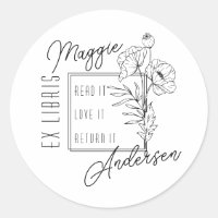 Poppies de moda | Designación personalizada Ex Lib